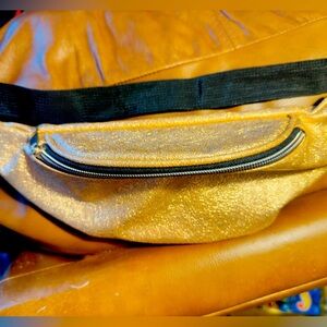 Metallic Copper/Gold glitter Fanny Pack festival waist bag pouch purse